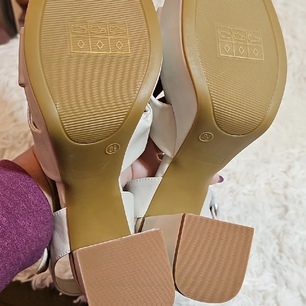 Journee Collection Beige Platform Sandals